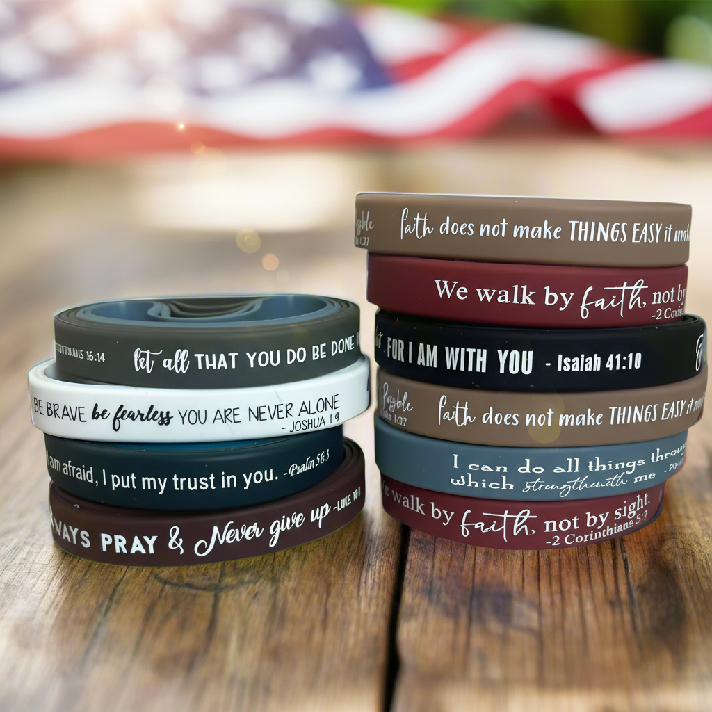 36 Bible Verse Wristbands
