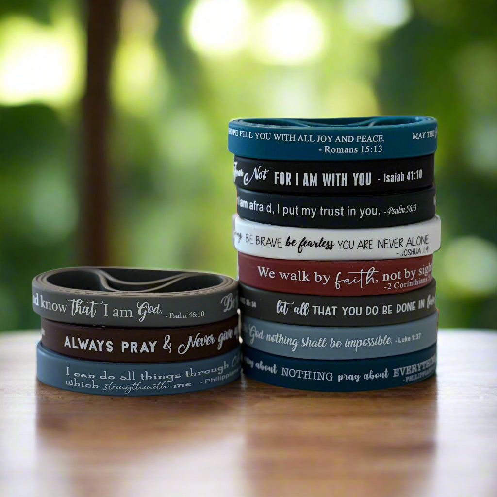 36 Bible Verse Wristbands