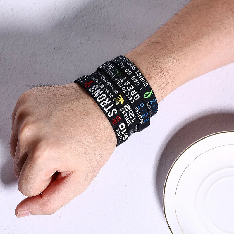 Power of Faith Bible Verse Wristbands