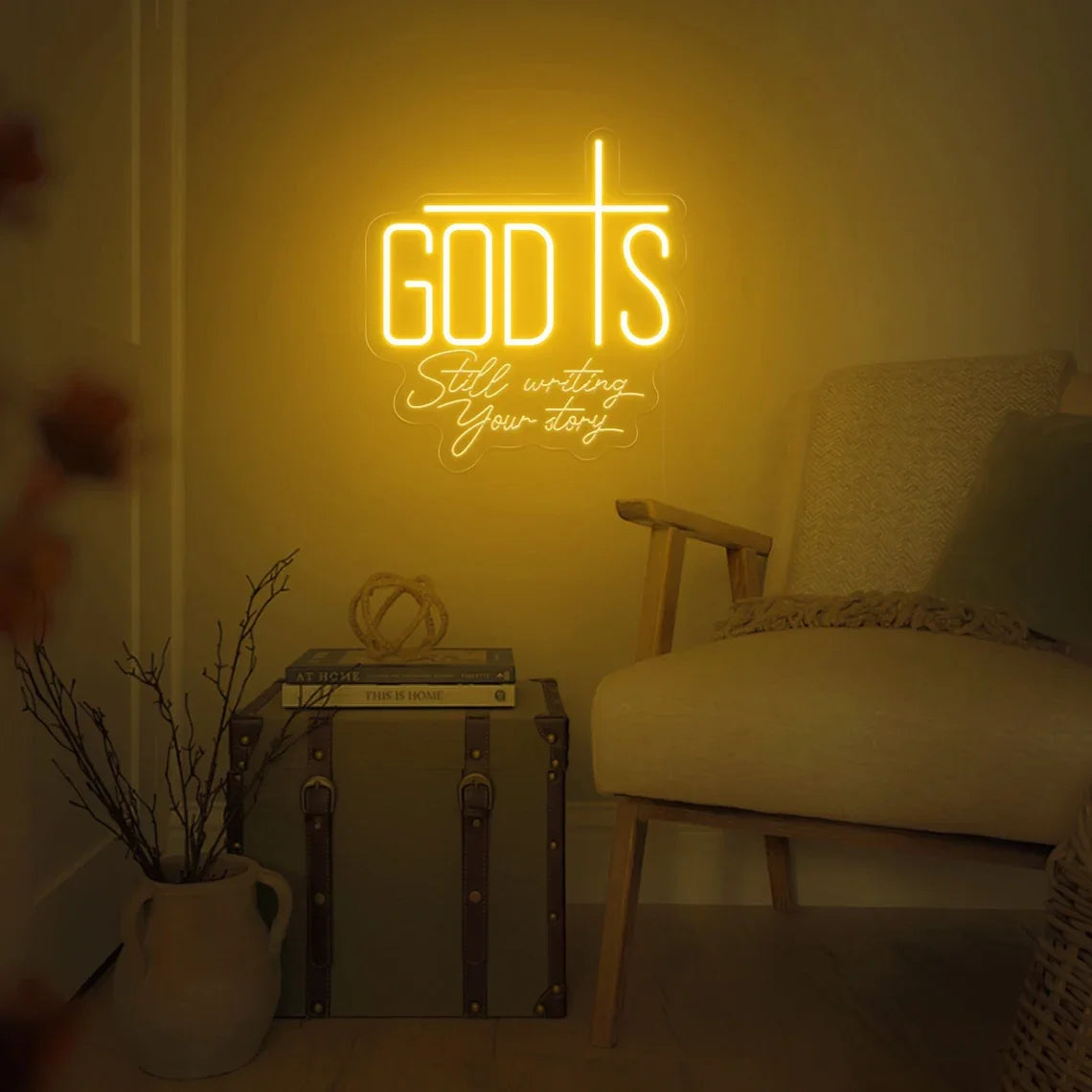 God Is Still Writing Your Story LED Neon Sign
