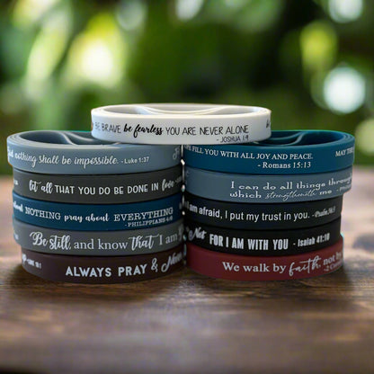 36 Bible Verse Wristbands
