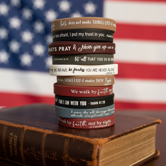36 Bible Verse Wristbands