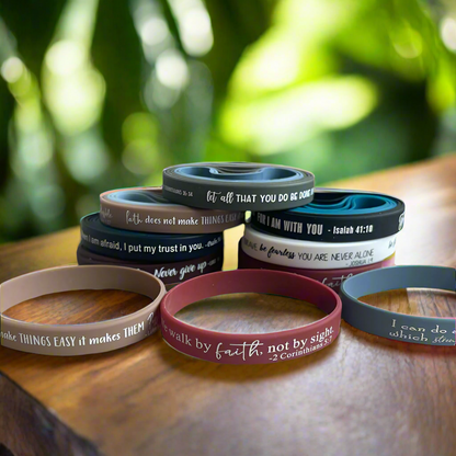 36 Bible Verse Wristbands