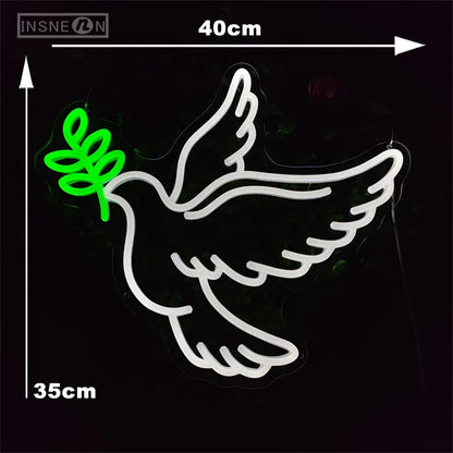 Peace Dove LED Neon Sign