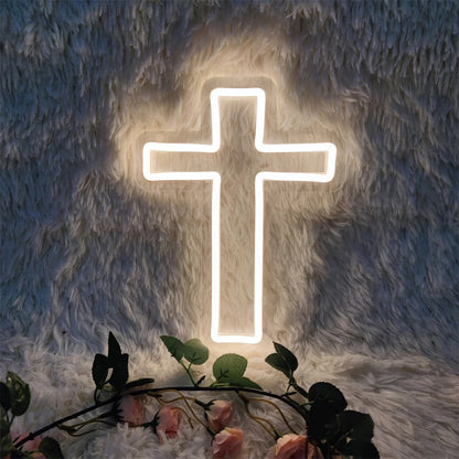 Jesus Cross LED Neon Sign