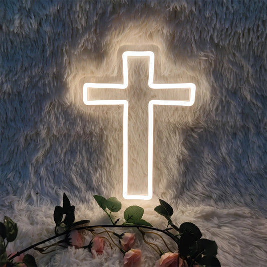 Jesus Cross LED Neon Sign