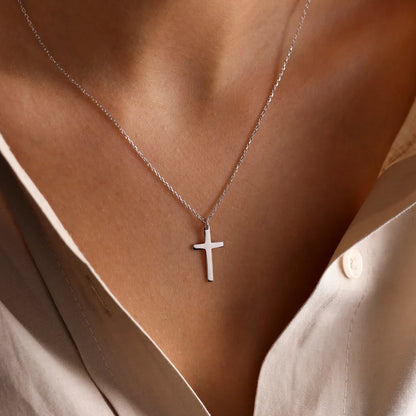Eternal Shine Cross Necklace