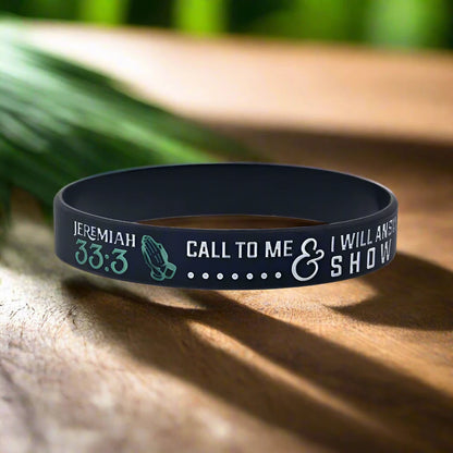 Christian Bible Verse Wristbands (4 Pack)