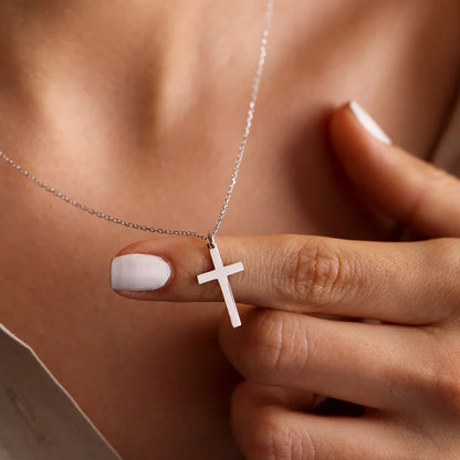 Eternal Shine Cross Necklace