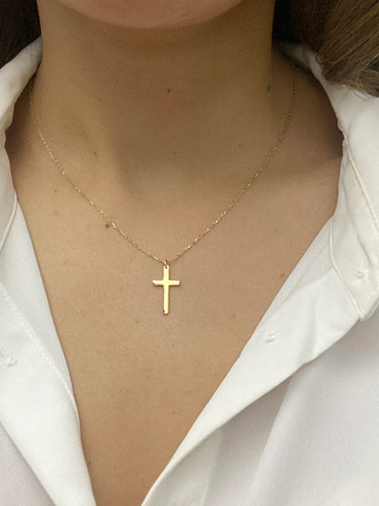 Eternal Shine Cross Necklace